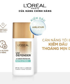 Kem Chống Nắng L'Oreal Mịn Nhẹ Kiềm Dầu Thoáng Mịn Da 50ml