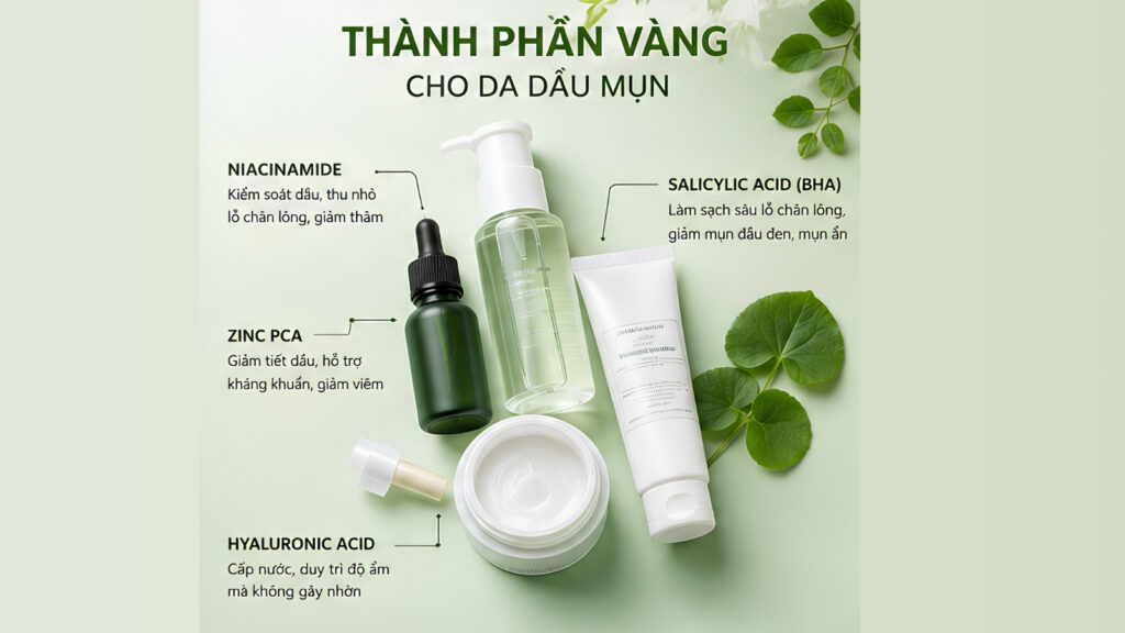 5 Tiêu Chí Chọn Sữa Rửa Mặt Cho Da Dầu Mụn Chuẩn Chuyên Gia