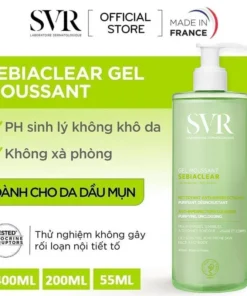 Gel Rửa Mặt SVR Không Chứa Xà Phòng Cho Da Dầu Mụn 55ml