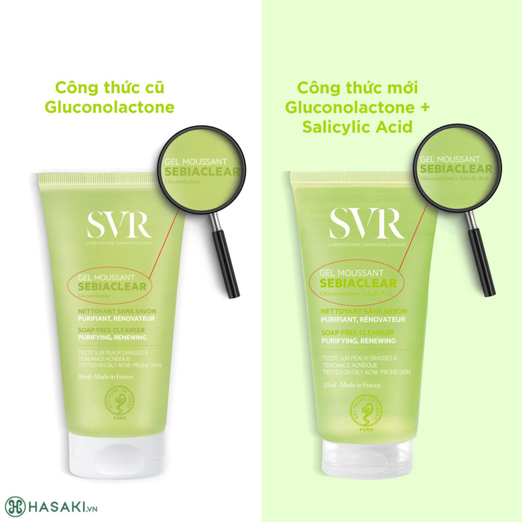 Gel Rửa Mặt SVR Không Chứa Xà Phòng Cho Da Dầu Mụn 55ml