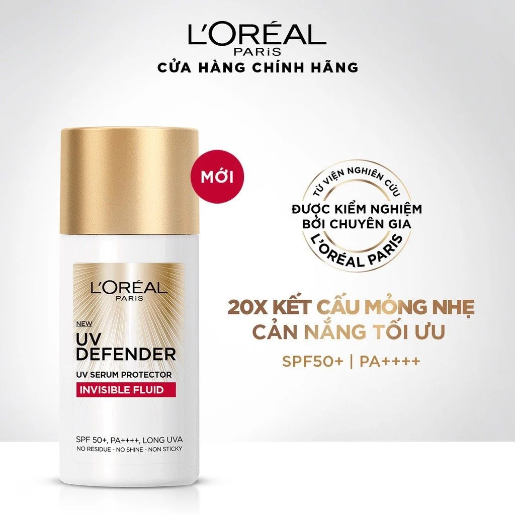 Kem Chống Nắng L'Oreal X20 Thoáng Da Mỏng Nhẹ
