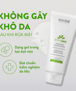 Sữa Rửa Mặt Laboratorios Babé Dịu Êm Cho Da Dầu, Mụn 200ml