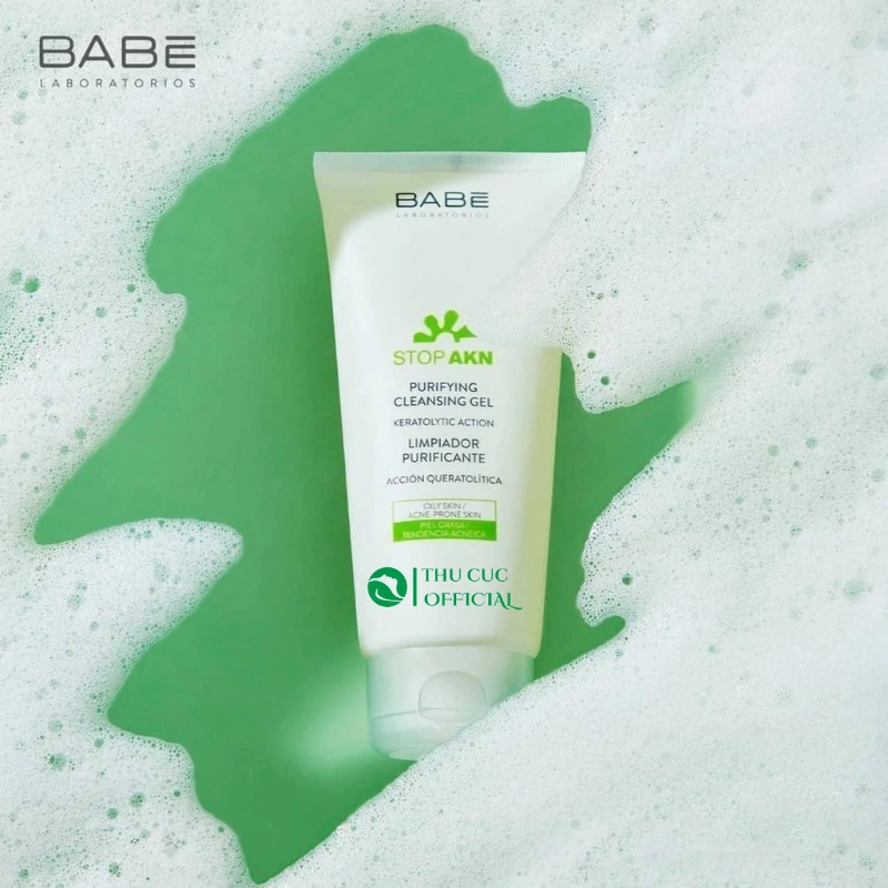 Sữa Rửa Mặt Laboratorios Babé Dịu Êm Cho Da Dầu, Mụn 200ml