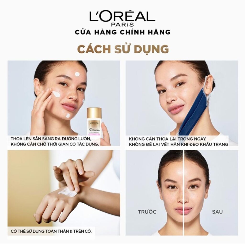 Kem Chống Nắng L'Oreal X20 Thoáng Da Mỏng Nhẹ
