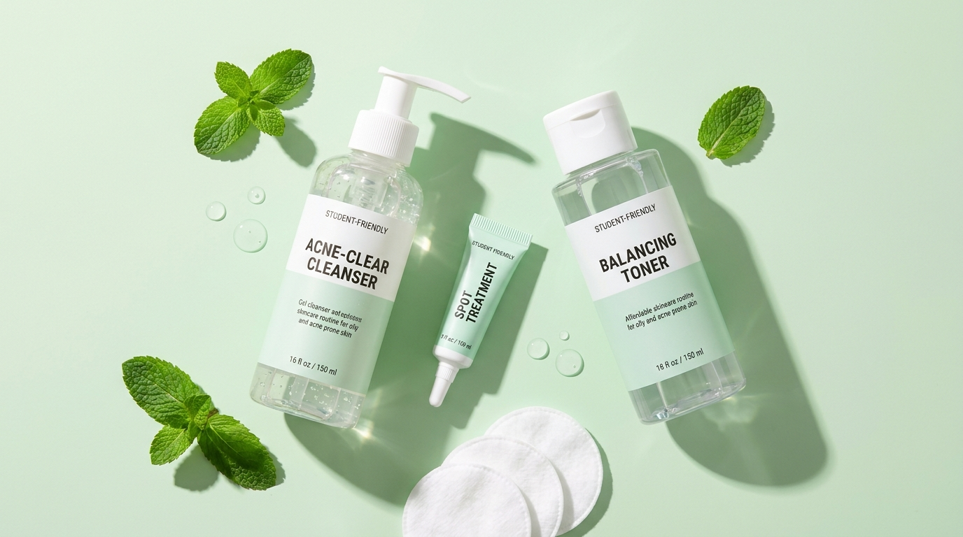 Routine skincare da dầu mụn giá học sinh dưới 500k ngon bổ rẻ
