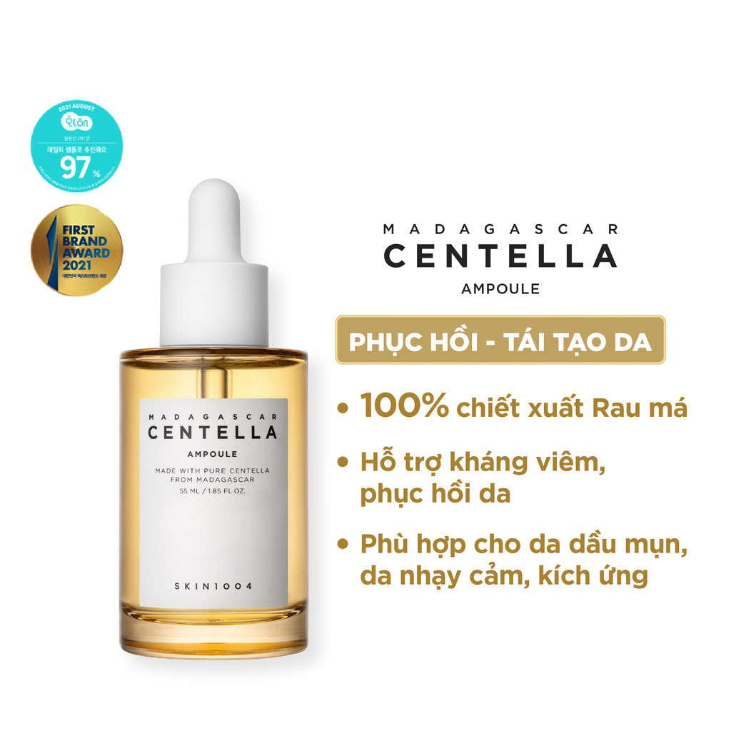 Serum Skin1004 Rau Má Làm Dịu Hỗ Trợ Phục Hồi Da