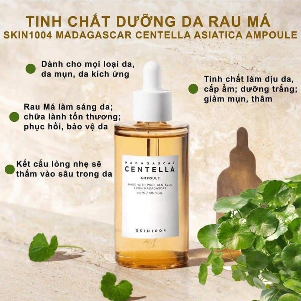 Serum Skin1004 Rau Má Làm Dịu Hỗ Trợ Phục Hồi Da