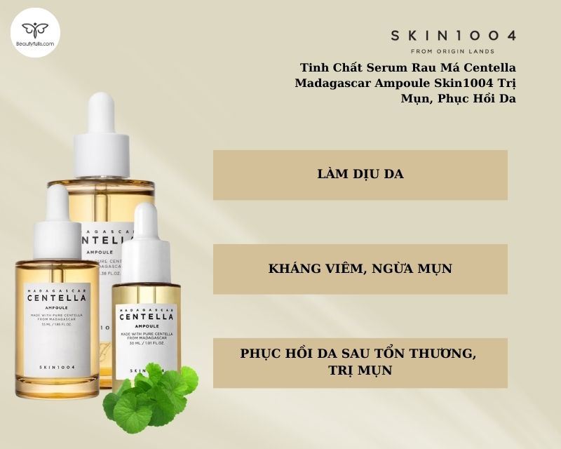 Serum Skin1004 Rau Má Làm Dịu Hỗ Trợ Phục Hồi Da